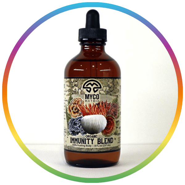 Immunity Blend Mushroom Extract Bottle